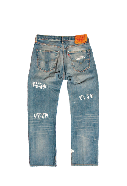 1/1 Upcycled Levi's 501 jeans W31 L34