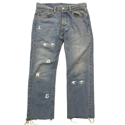 1/1 Upcycled Levi's 501 jeans 32W 32L